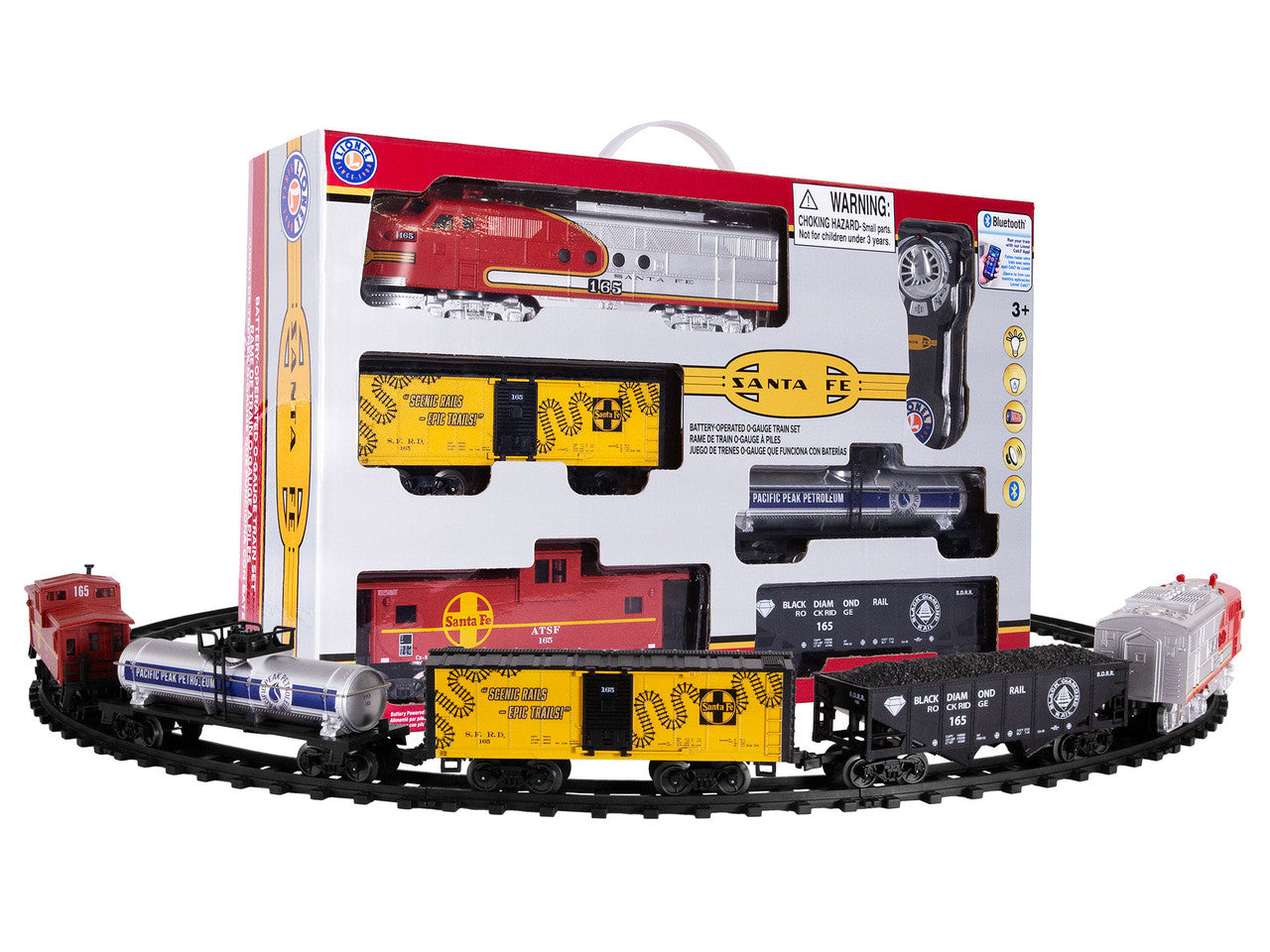 Lionel 7-12130 Santa Fe O Gauge Flyer Diesel Freight Battery Operated