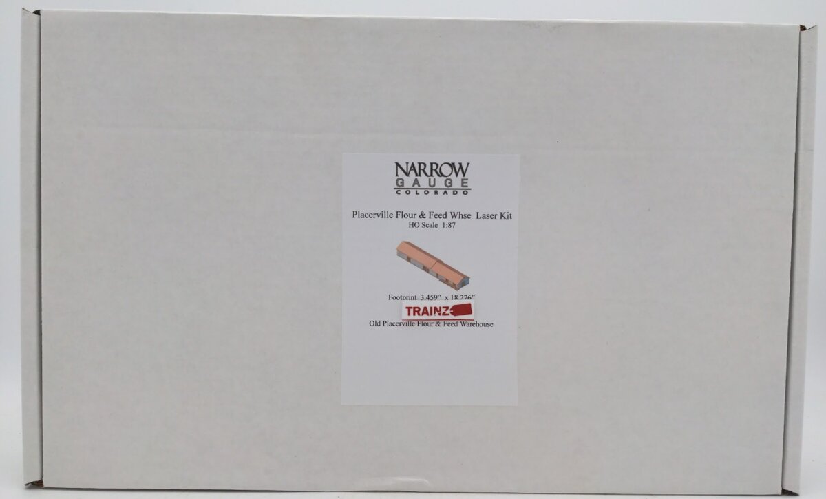Narrow Gauge Colorado 134 Placerville  Flour & Feed Warehouse Laser Cut Kit