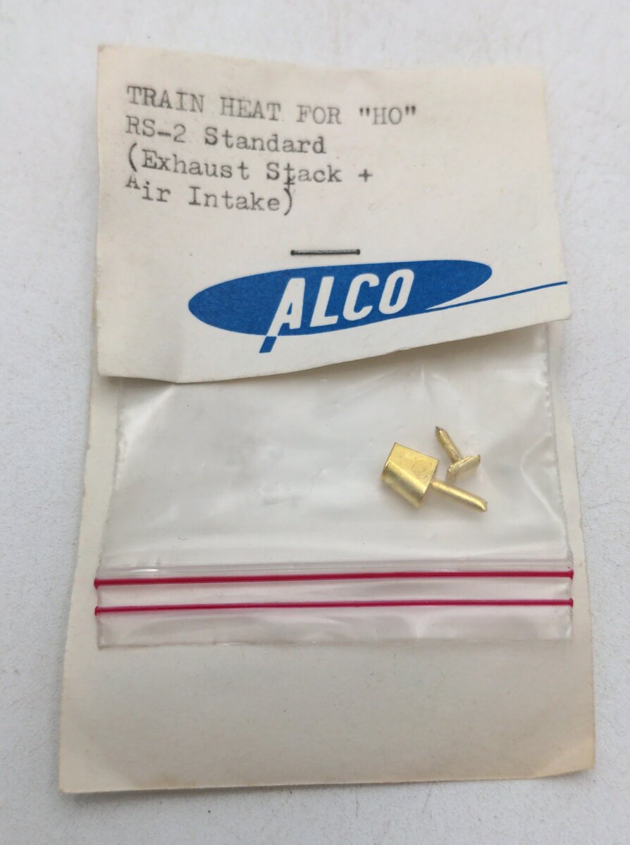 Alco Models RS-2 HO Scale Standard (Exhaust Stack & Air Intake)