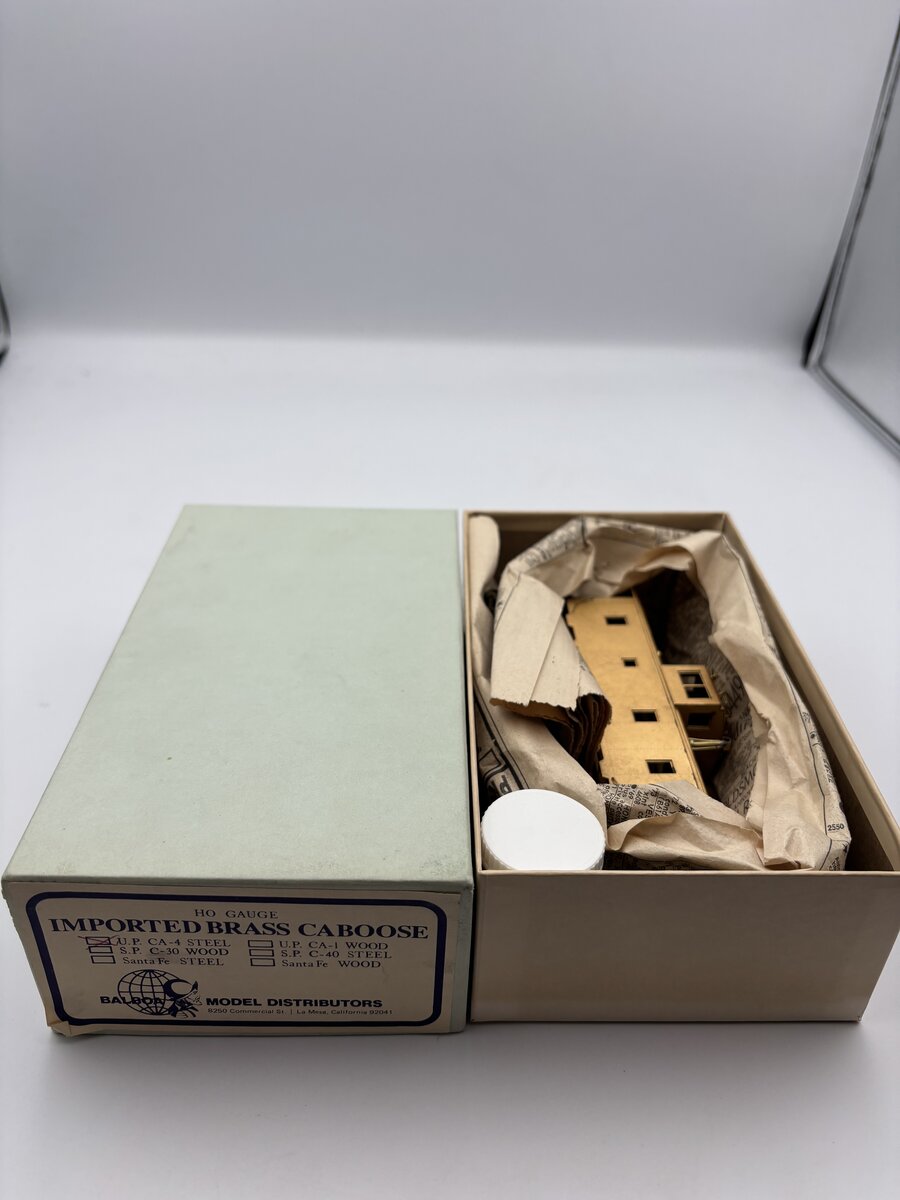 Balboa CA-4 BRASS HO Scale Union Pacific Imported Brass Caboose