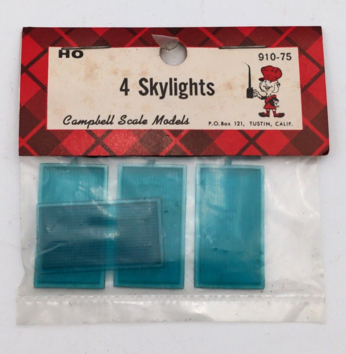 Campbell Scale Models 910-75 4-Skylights