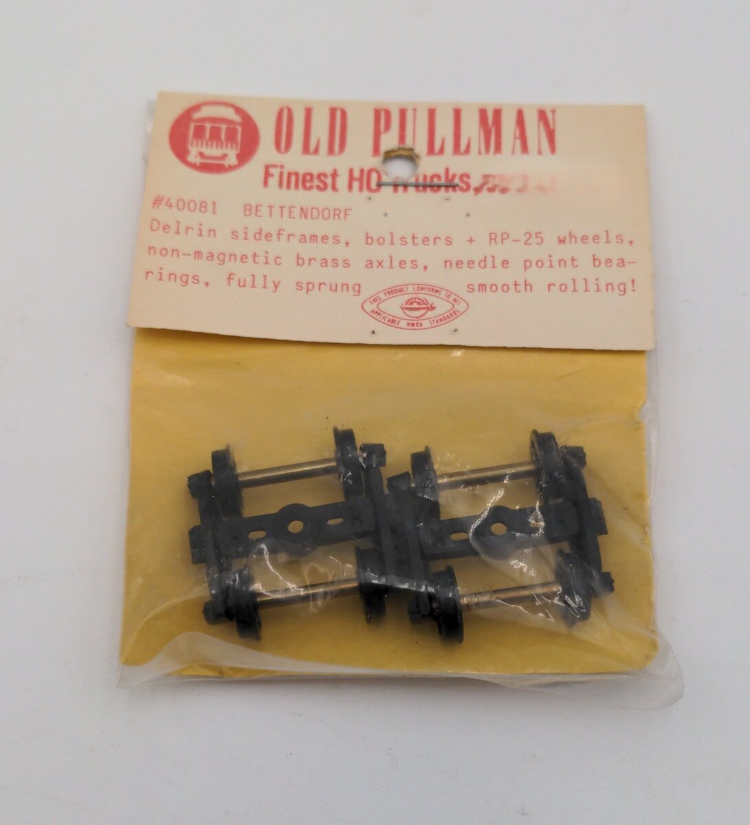 Old Pullman 40081 HO Bettendorf Truck Wheel set