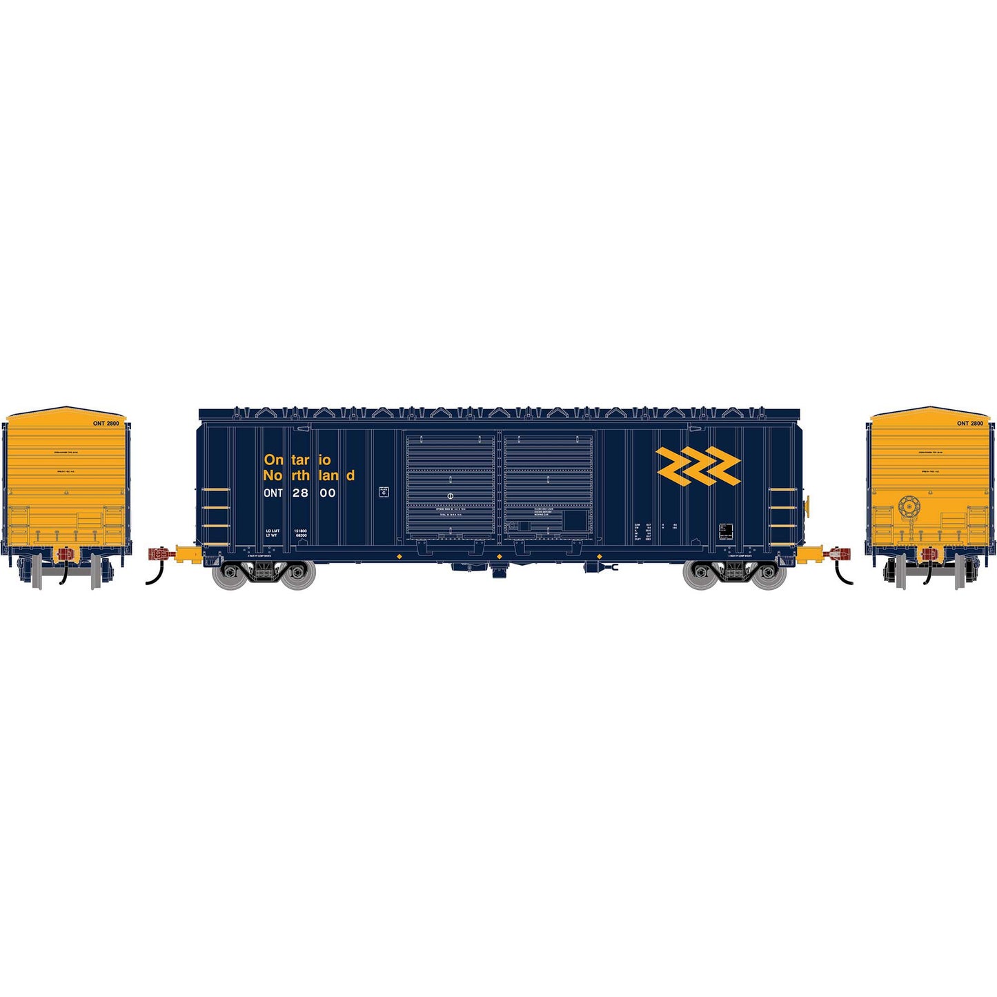 Roundhouse RND-1356 HO Cotton Belt SSW 50' FMC 5283 Double Door Boxcar #67357