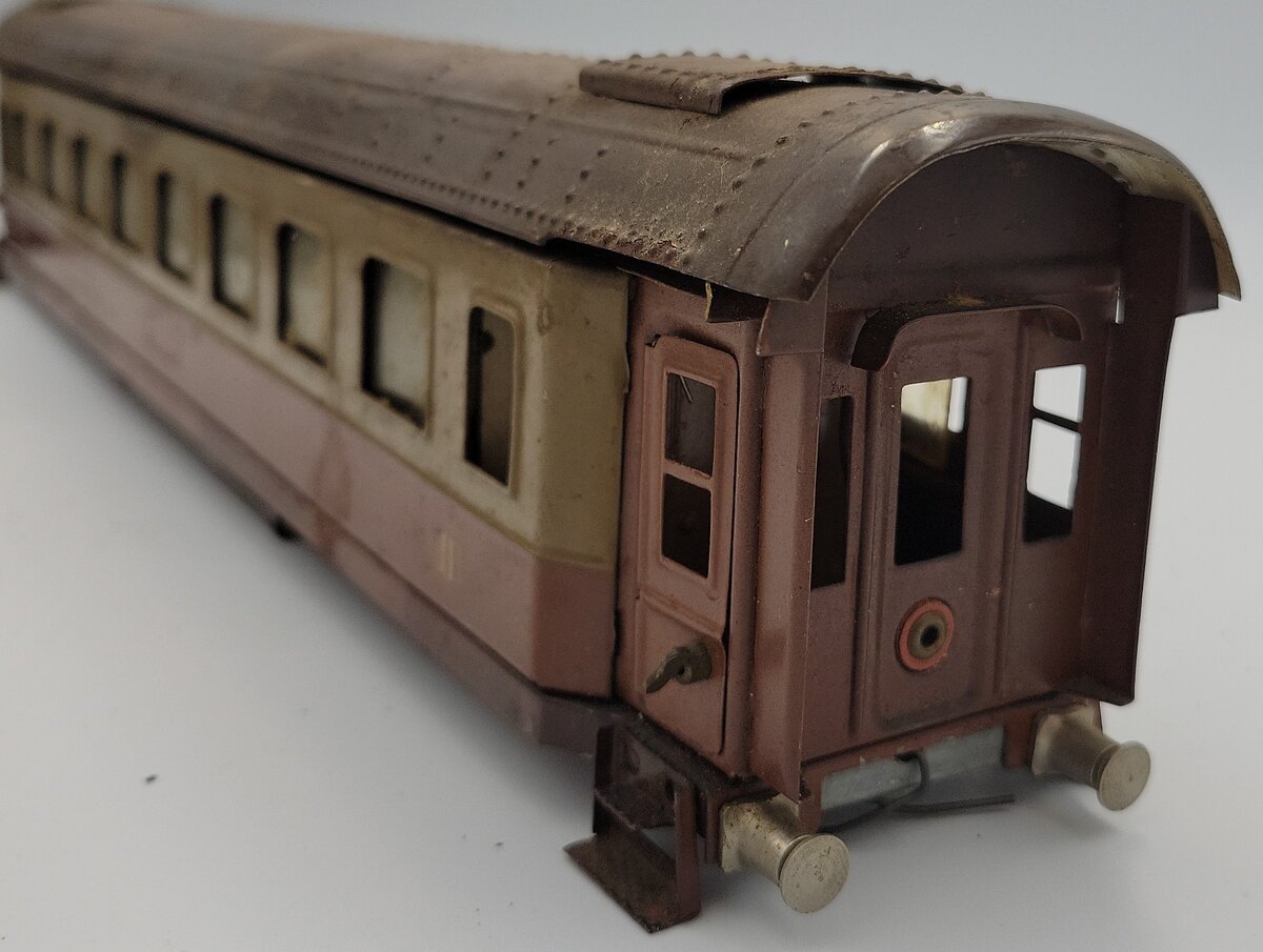 Elettren 3 Vintage O Gauge Italian Passenger Car without Trucks