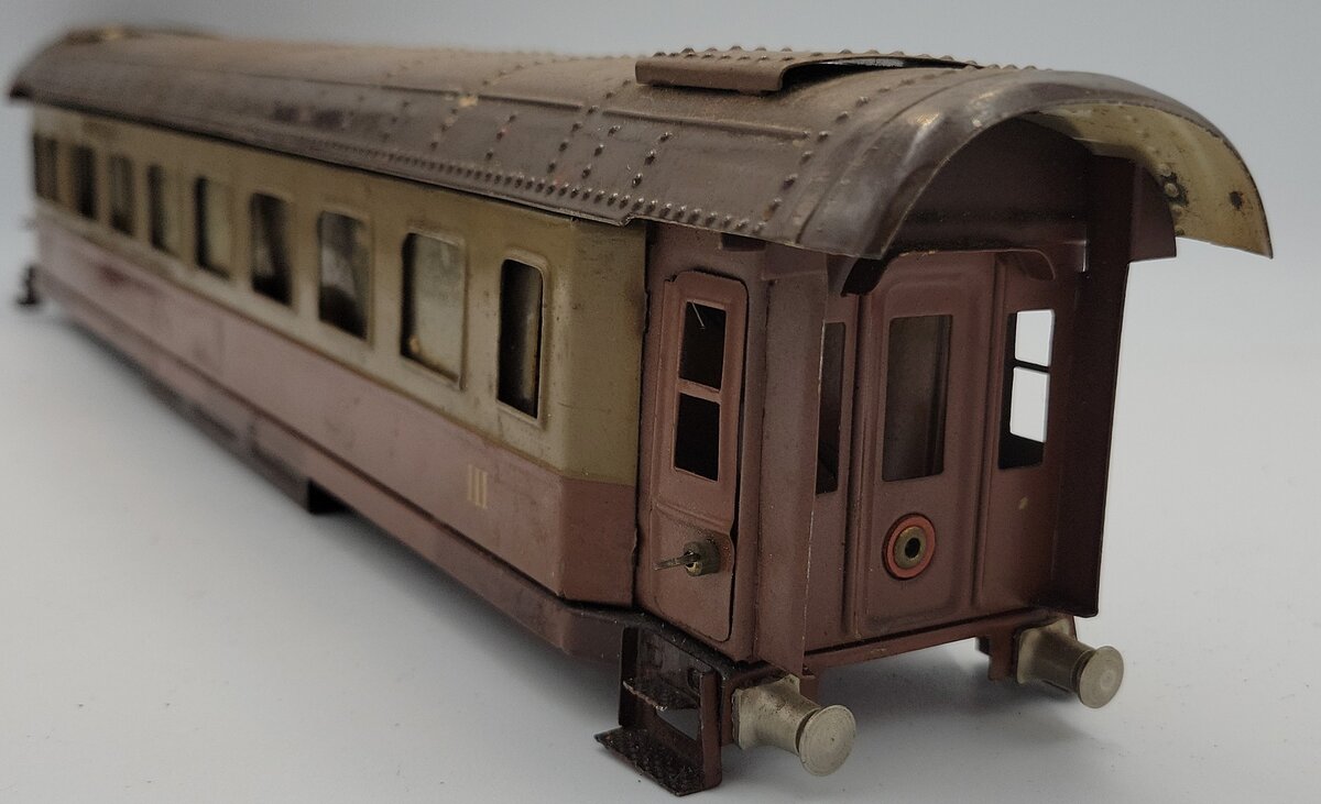 Elettren 3 Vintage O Gauge Italian Passenger Car without Trucks