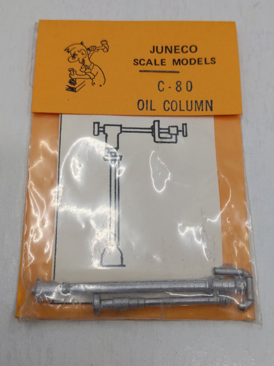 Juneco Scale Models C-80 HO Scale Metal Casting Oil Column Kit