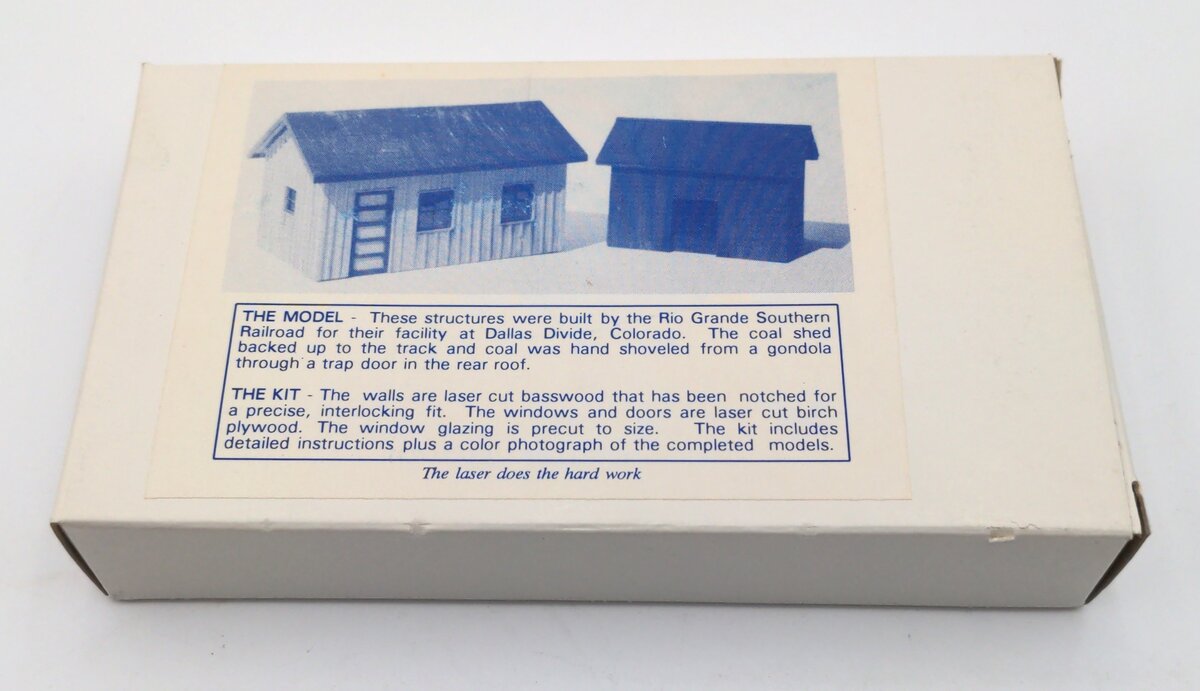The Building & Structure 2028 HO Dallas Divide Tool House & Shed Building Kit