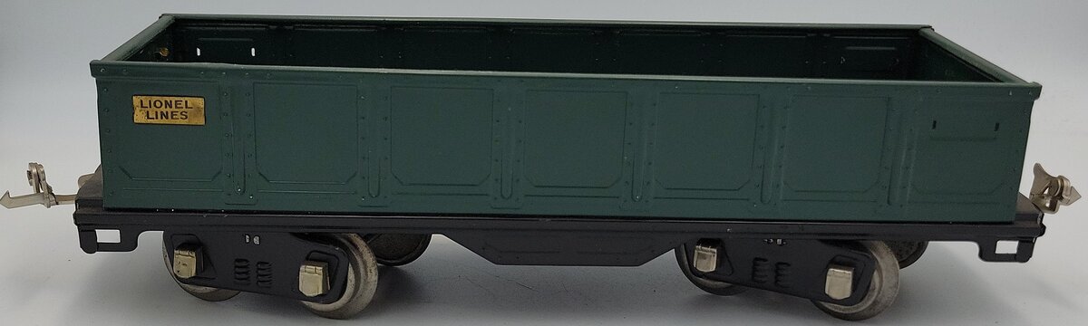 Lionel 512 Prewar Dark Green Gondola
