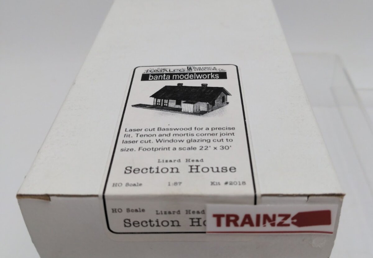 Banta Model Works 2018 HO Scale Lizard House Section House Building Kit