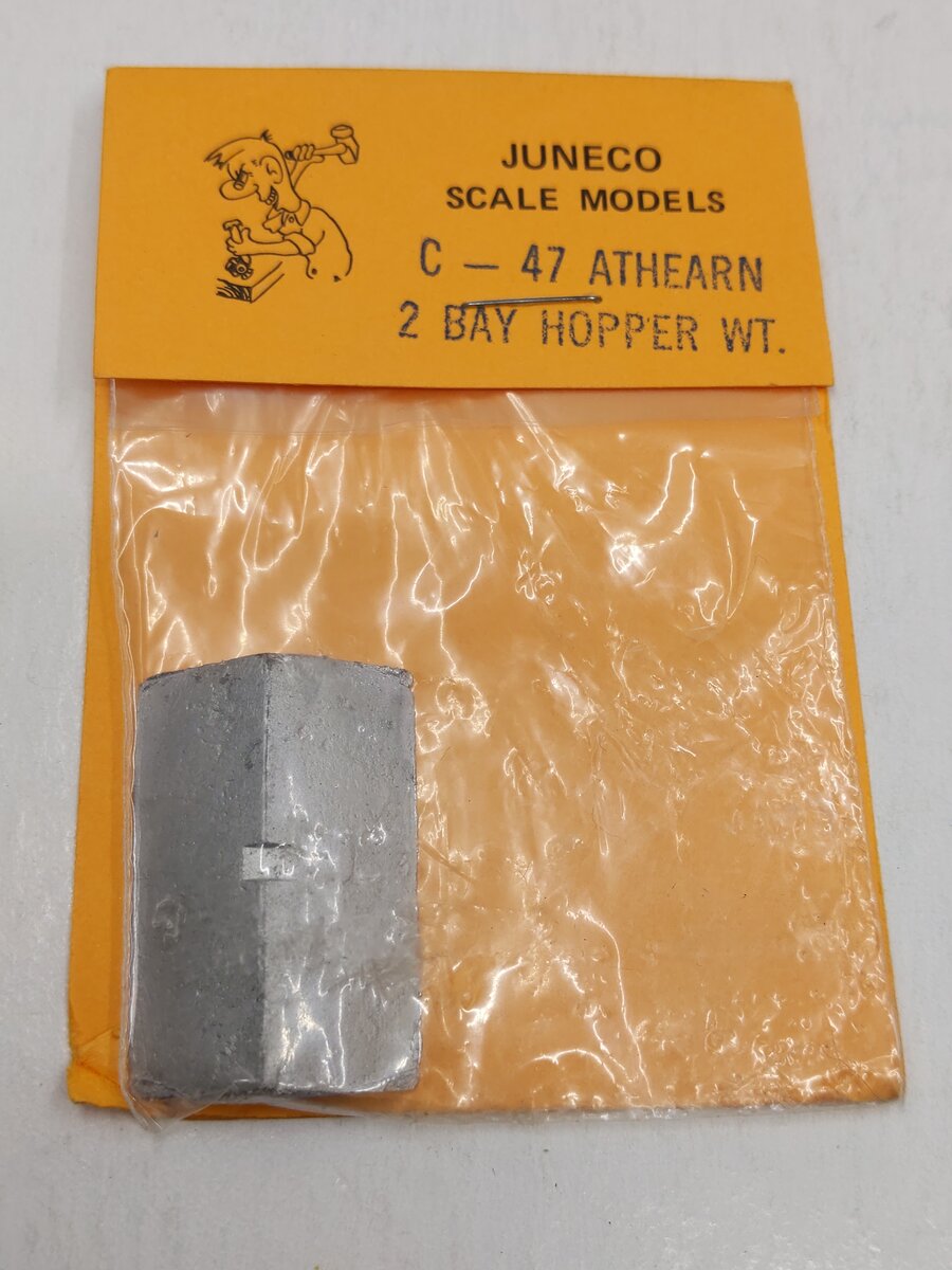 Juneco Scale Models C-47 HO Metal Casting Athearn 2 Bay Hopper Weight
