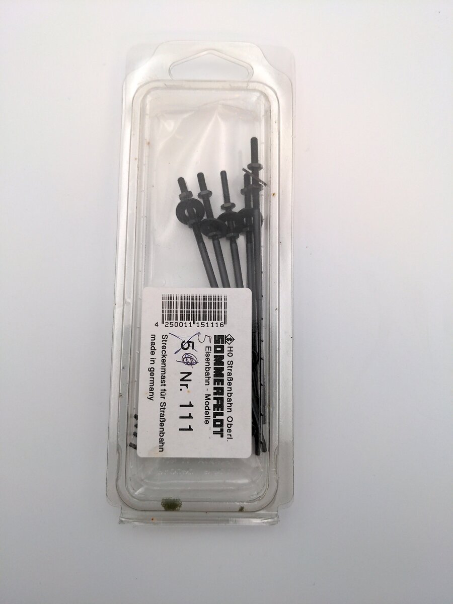 Sommerfeldt 111 HO Mast (Pack of 5)