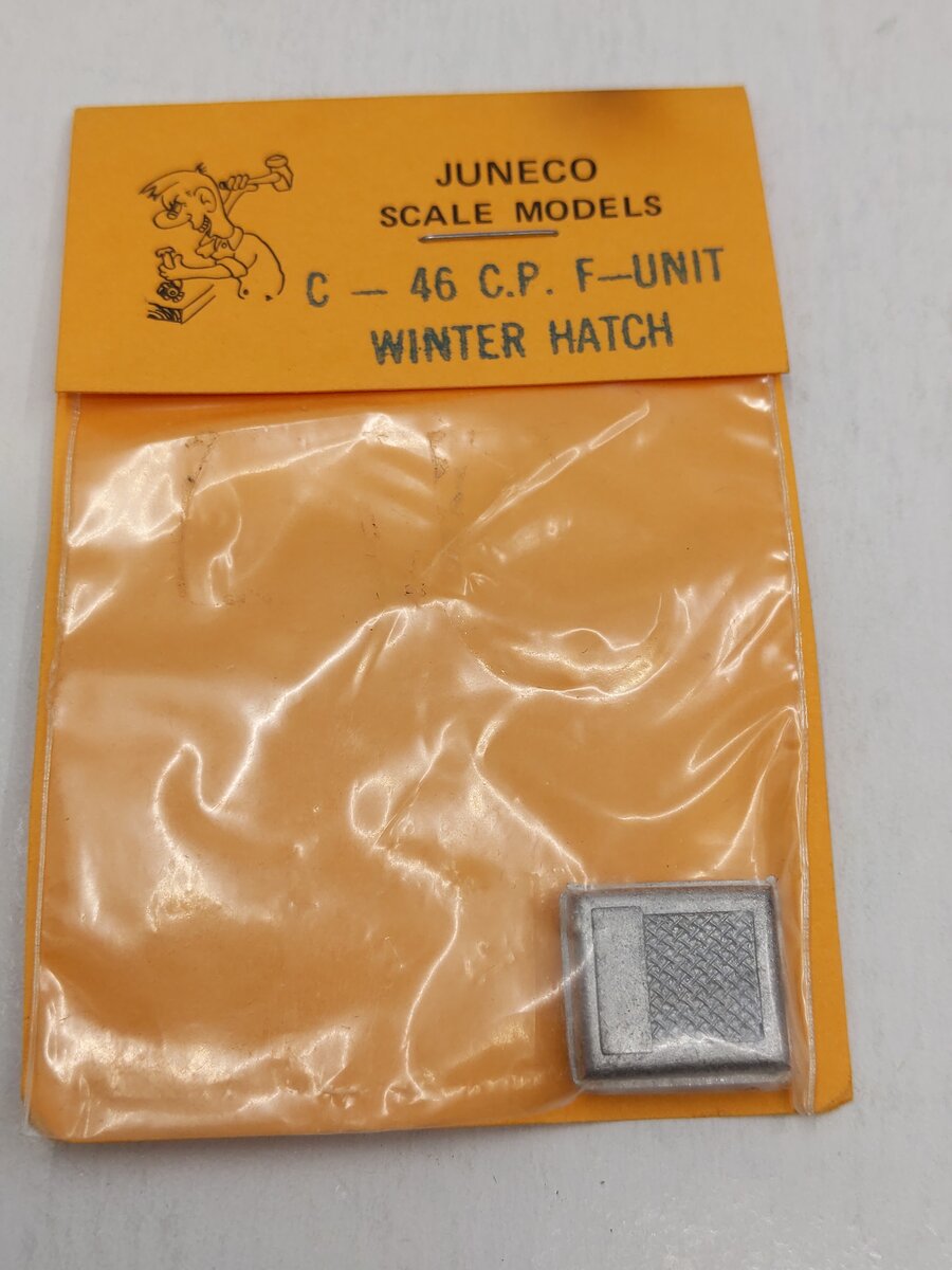 Juneco Scale Models C-46 HO Scale Metal Casting F-Unit Winter Hatch