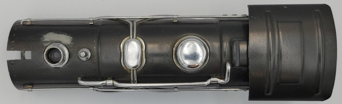 Lionel 249E-5 Prewar Gunmetal Steam Boiler and Cab Shell with Trim