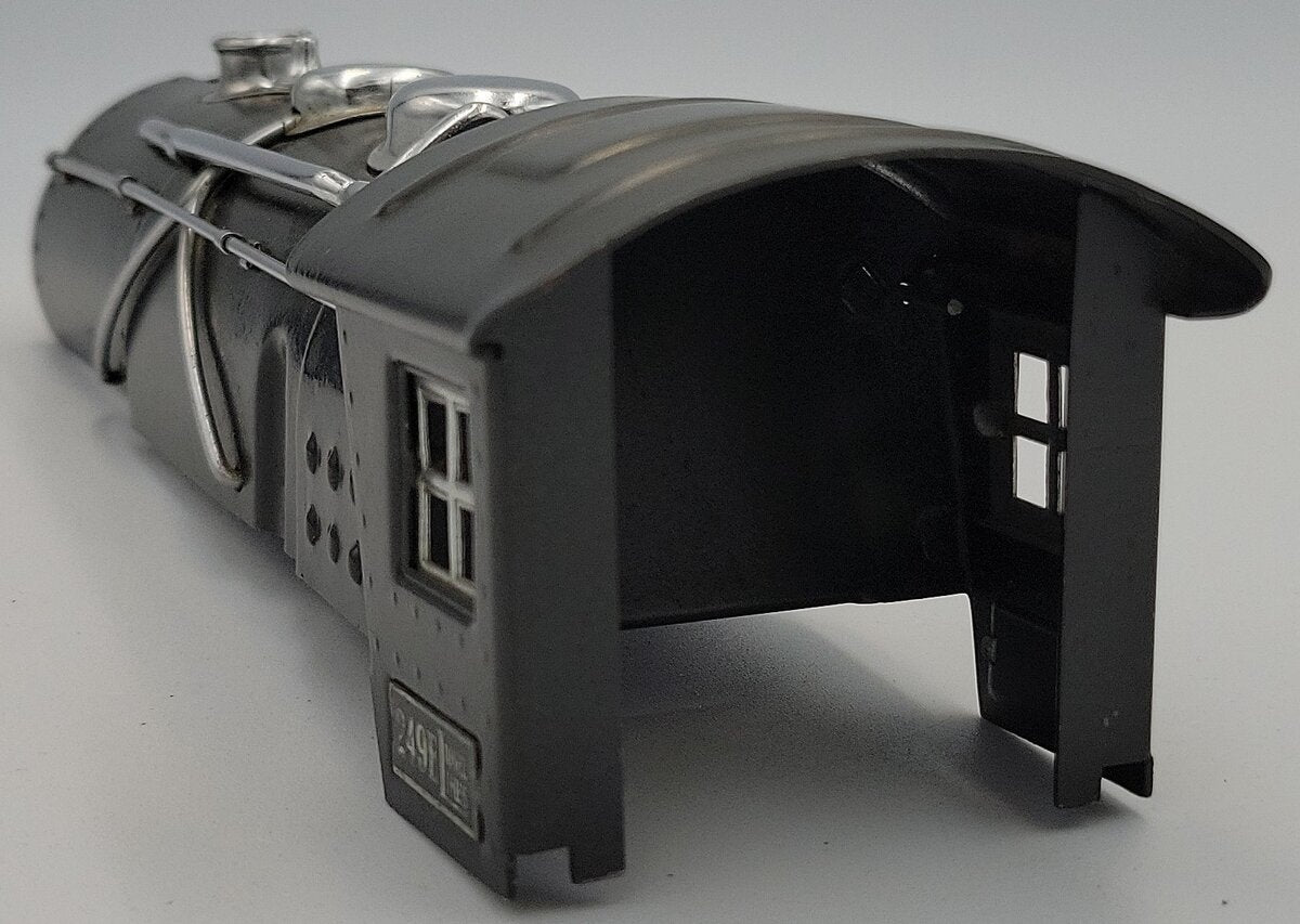 Lionel 249E-5 Prewar Gunmetal Steam Boiler and Cab Shell with Trim