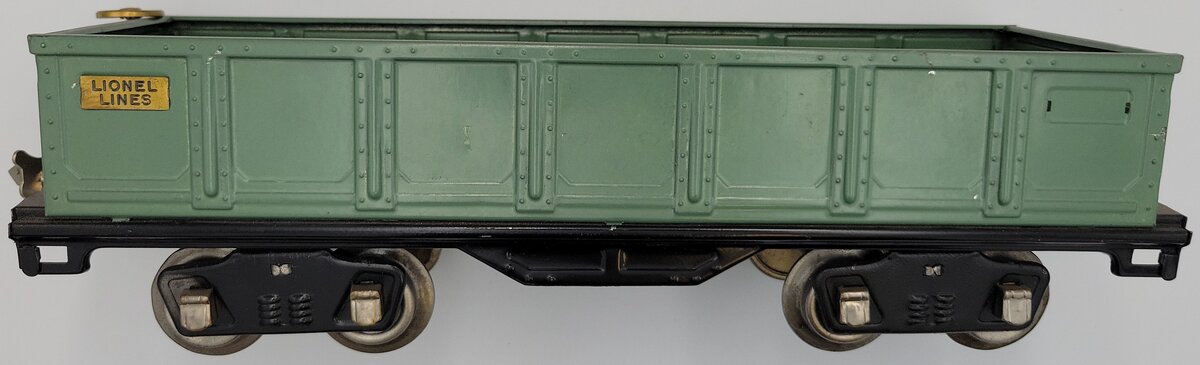 Lionel 512 Prewar O Gauge Light Green Gondola