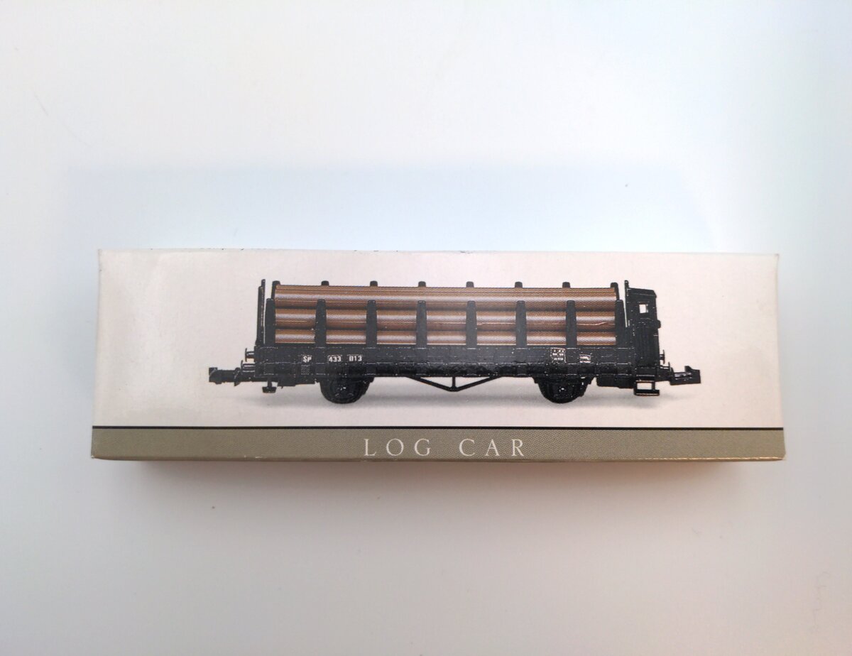 High Speed N Scale Log Car