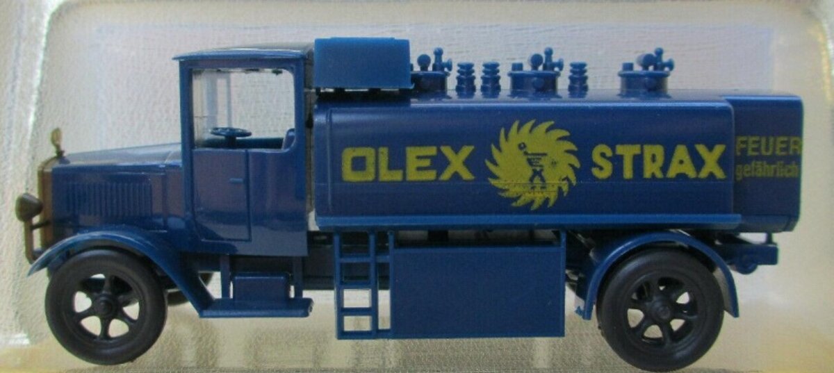 Roskopf 1017 HO Serie Nostalgie Mercedes Tankwagen Olex Gasoline Fuel Truck