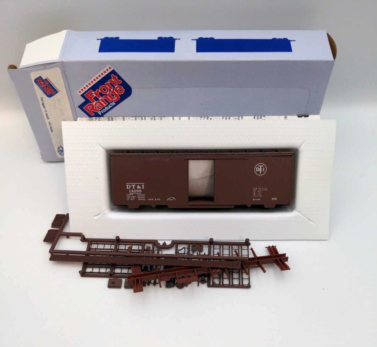 Front Range 4048 HO ACF Welded Side DT&I Boxcar Kit