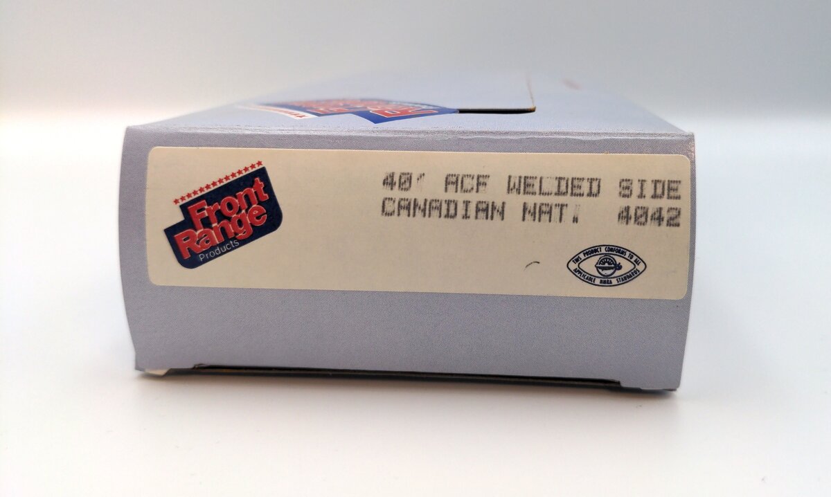 Front Range 4042 HO 40' Welded Side Canadian National Box Car Kit