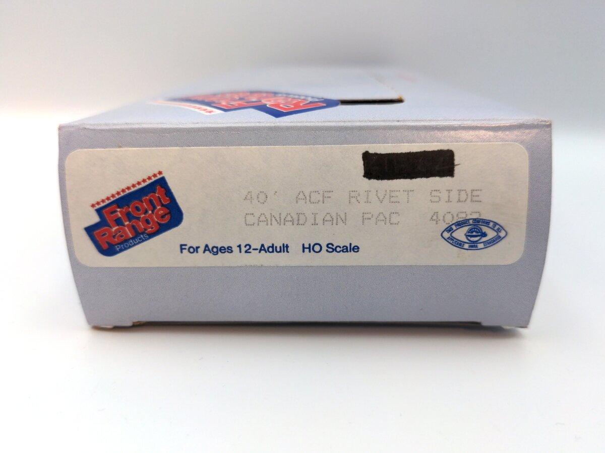 Front Range 4082 HO 40' ACF Rivet Side Canadian Pacific Boxcar Kit