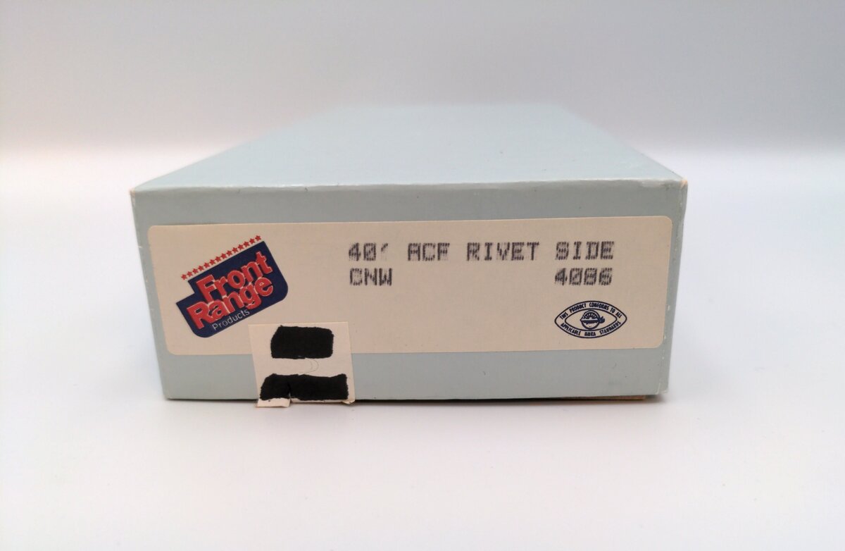 Front Range 4086 HO 40' ACF Rivet Side CNW Boxcar Kit