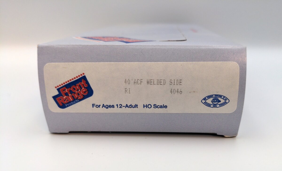 Front Range 4046 HO 40' ACF Welded Side RI Boxcar Kit