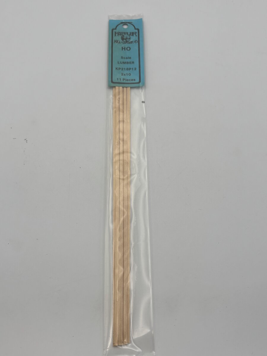 Kappler KP218P12 HO Lumber 2x10 11 Pieces