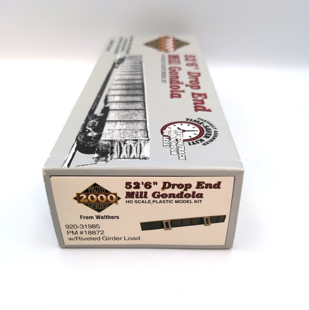 Proto 2000 31985 HO Drop End Mill Gondola with Riveted Girder Load Kit PM #18872