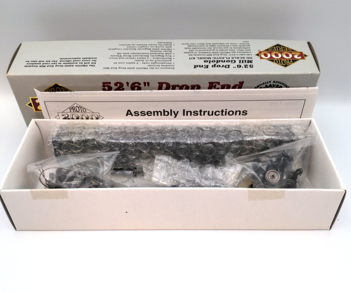 Proto 2000 31985 HO Drop End Mill Gondola with Riveted Girder Load Kit PM #18872