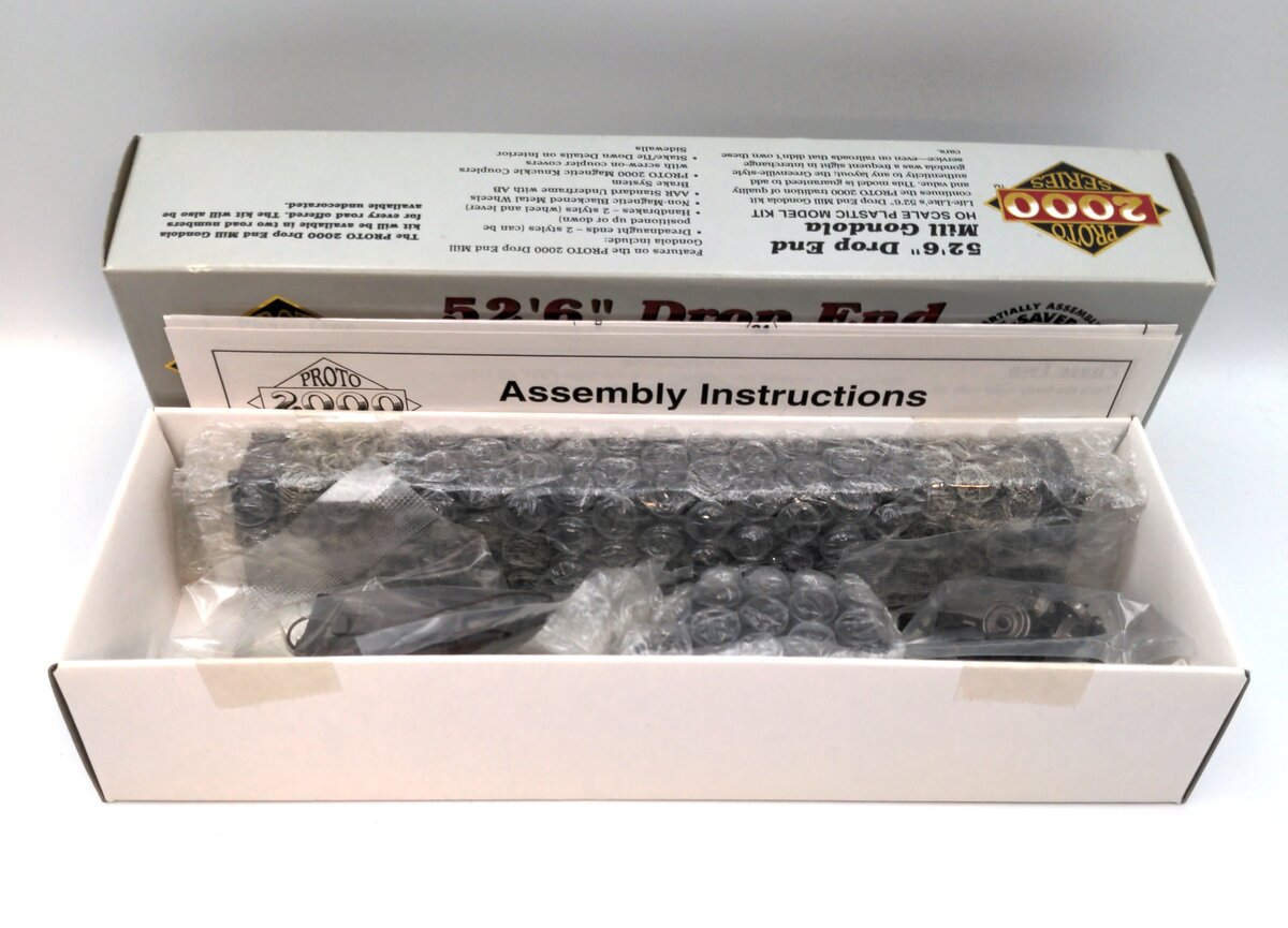 Proto 2000 31979 HO Drop End Mill Gondola w/Riveted Girder Load NKP #66015