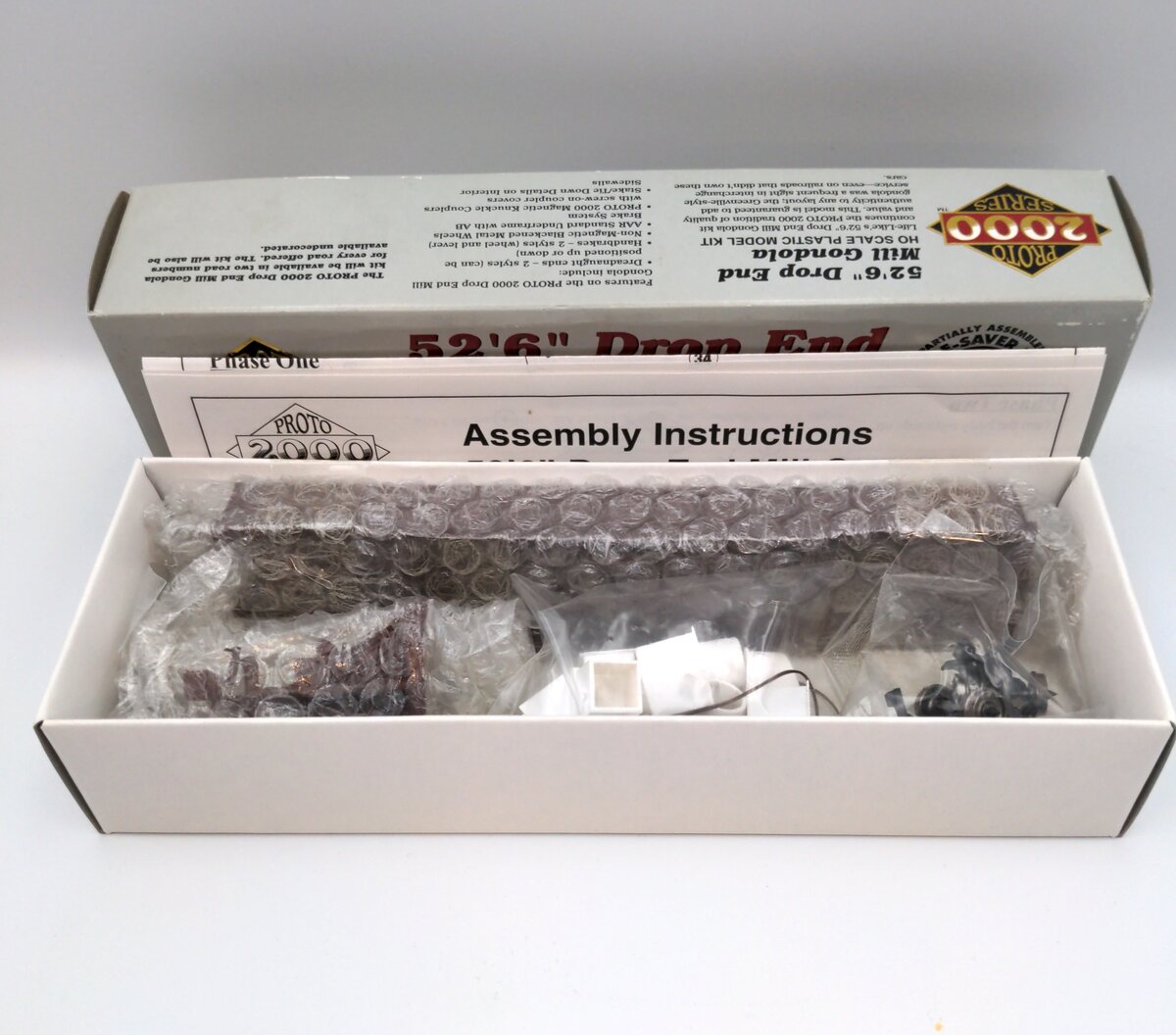 Proto 2000 31981 HO Drop End Mill Gondola w/Duct Work Load NYC #712540