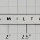 American Flyer 962-1 S Scale Passenger Car "962 Hamilton" Nameplate