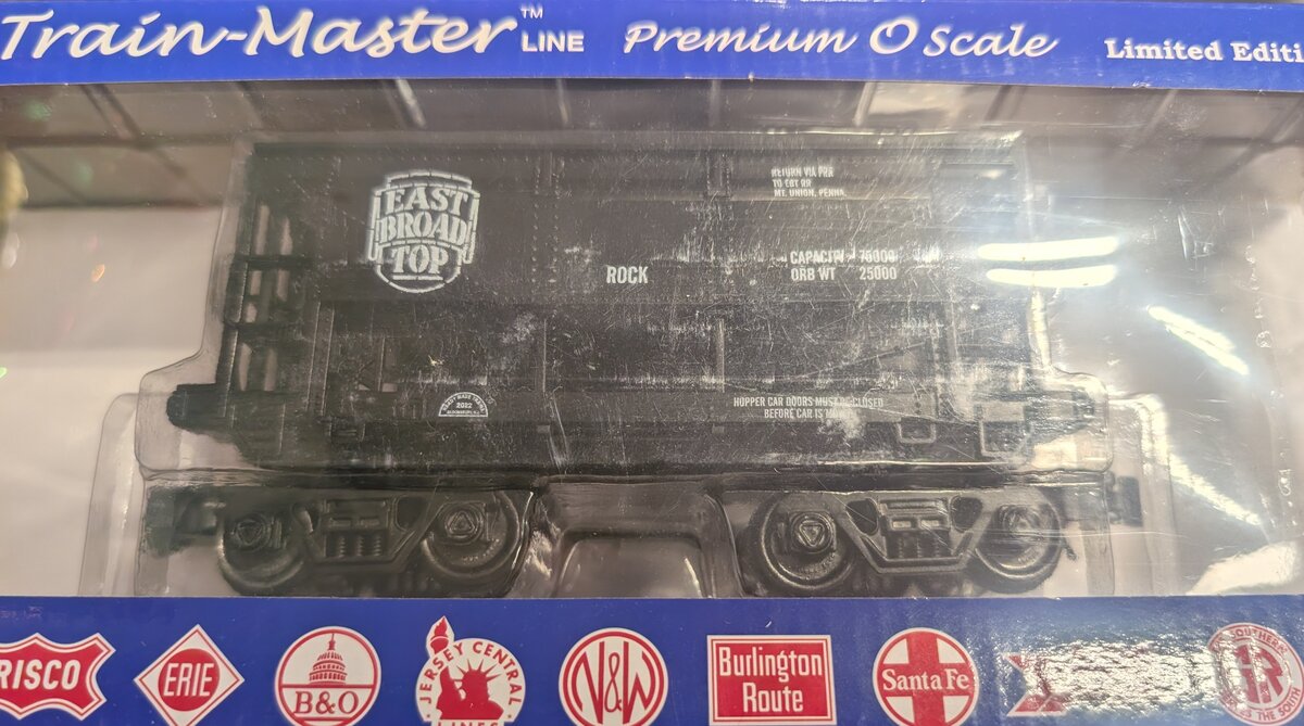 RMT 96799-12 O Gauge EBT East Broad Top Ore Car w/Replacement Trucks