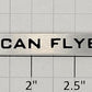 American Flyer AFL500 S Scale Passenger Car "500 American Flyer Lines" Nameplate