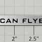 American Flyer AFL503 S Scale Passenger Car "503 American Flyer Lines" Nameplate