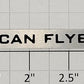 American Flyer AFL661 S Scale Passenger Car "661 American Flyer Lines" Nameplate