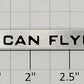 American Flyer AFL662 S Scale Passenger Car "662 American Flyer Lines" Nameplate