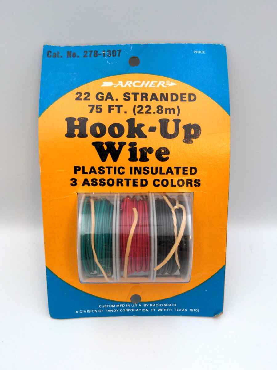 Radio Shack 278-1307 22 GA. 75 Ft. Hook Up Wire
