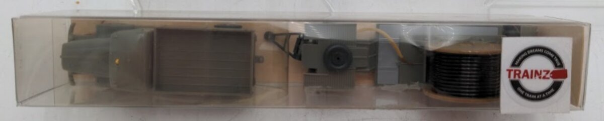Wiking 27852 HO Scale Bussing 8000 Mit Tiefladeanhanger Military Truck