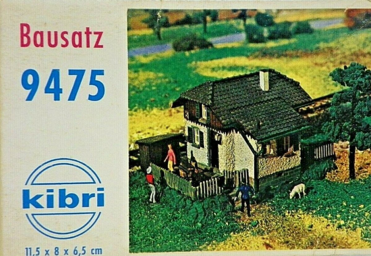 Kibri 9475 HO Scale Swiss Track Side Plastic Building Kit