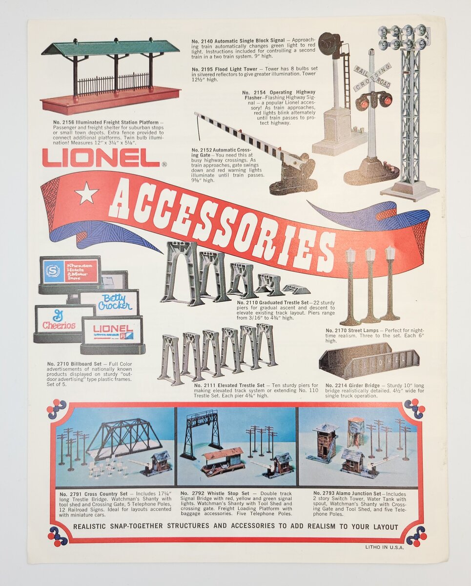 Lionel 1970-A Lionel 1970 Consumer Catalog