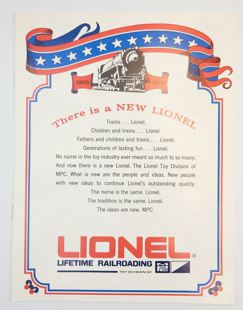 Lionel 1970-A Lionel 1970 Consumer Catalog
