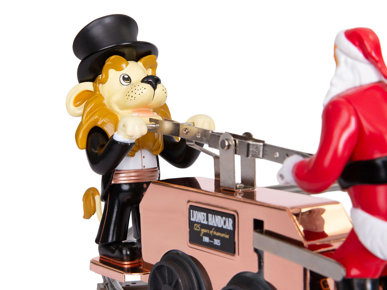 Lionel 2535160 O Lenny/Santa Bronze Handcar