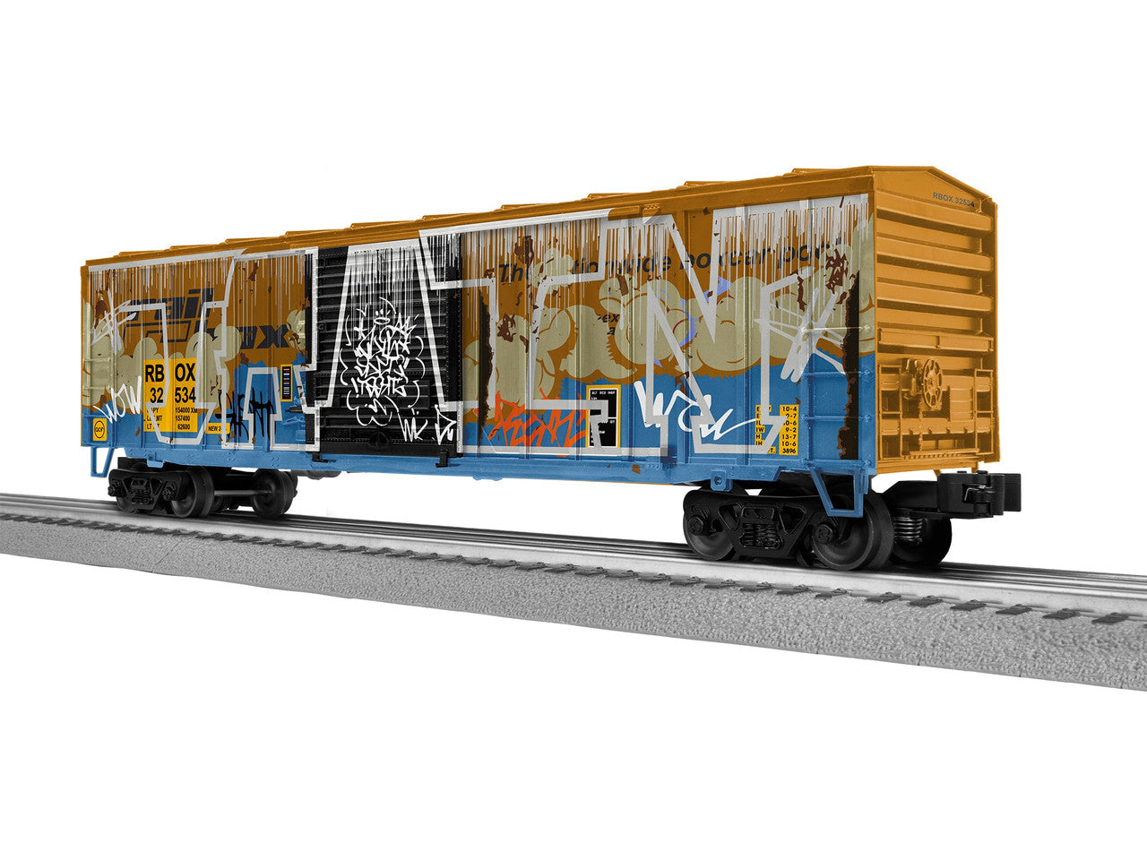 Lionel 2542302 O Railbox Weathered ACF 50' Boxcar #32534