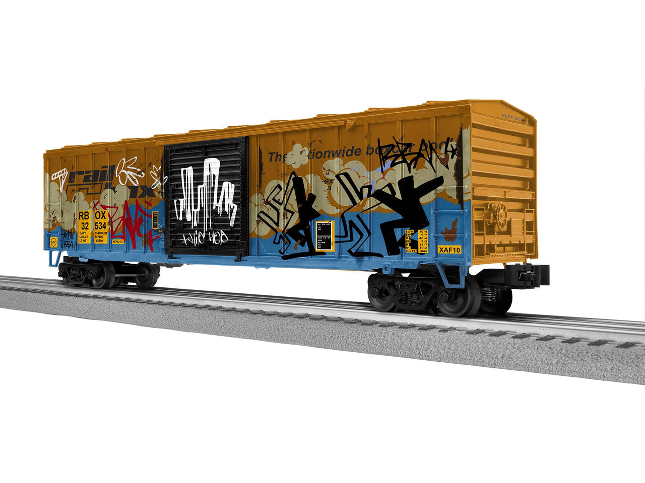 Lionel 2542302 O Railbox Weathered ACF 50' Boxcar #32534