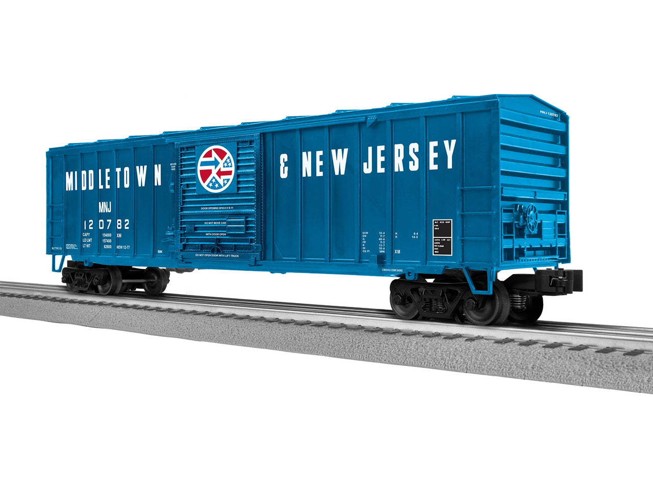 Lionel 2542320 O Middletown & New Jersey ACF 50' Boxcar #120782