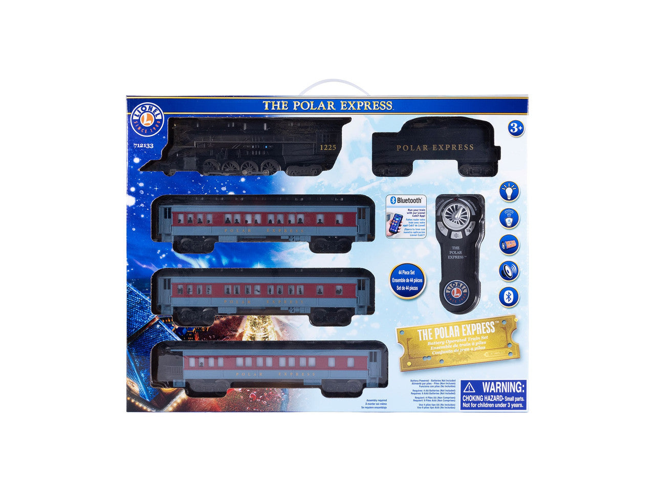 Lionel 7-12133 The Polar Express O-Gauge Battery Operated Train Set