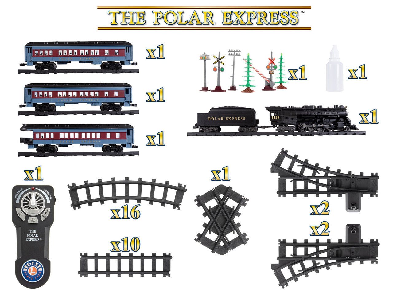 Lionel 7-12133 The Polar Express O-Gauge Battery Operated Train Set