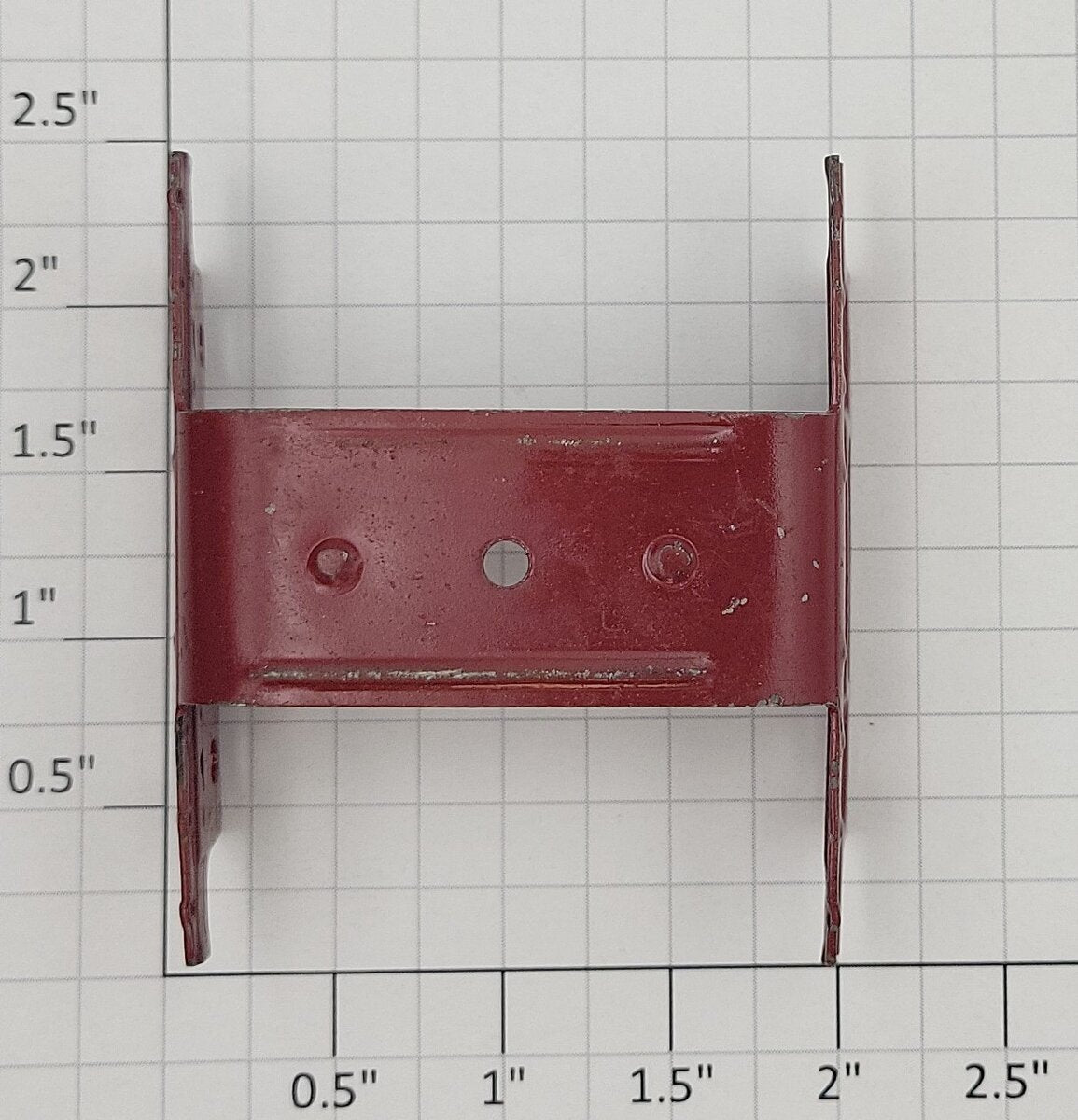 Ives 1918-T4 Type IV Red Metal Truck Frame Only