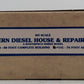 Model Masterpieces 141 HO Modern Diesel House and Repair Shop 76' Addition Kit